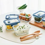 Pote De Vidro Hermético Retangular Válvula Glace Z