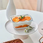 Pote De Vidro Hermético Retangular Válvula Glace Z