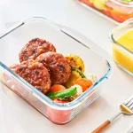 Pote De Vidro Hermético Retangular Válvula Glace Z