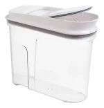 Pote Para Cereais Hermético Em Acrílico Oxo Pop 2.3 Litros Branco