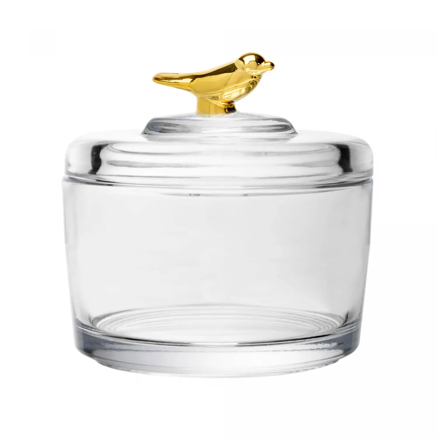 Pote Pequeno com Tampa Golden Bird Pote Pequeno com Tampa Golden Bird