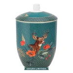 Pote Porcelana Deer Winter Wonderland Edição Limitada Pip Studio