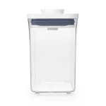 Pote Quadrado Hermético Em Acrílico Oxo Pop 1,6 Litros