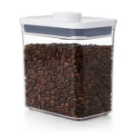 Pote Quadrado Hermético Em Acrílico Oxo Pop 1,6 Litros