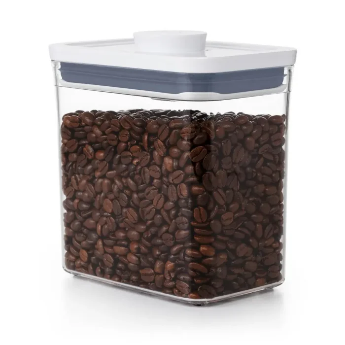 Pote Quadrado Hermético Em Acrílico Oxo Pop 1,6 Litros