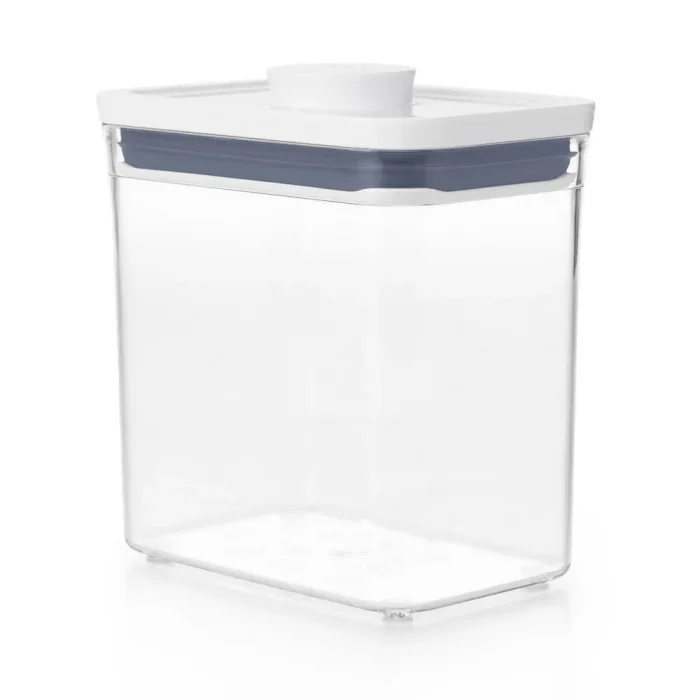 Pote Quadrado Hermético Em Acrílico Oxo Pop 1,6 Litros