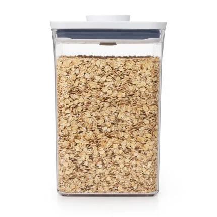 Pote Quadrado Hermético Em Acrílico Oxo Pop 4,2 Litros