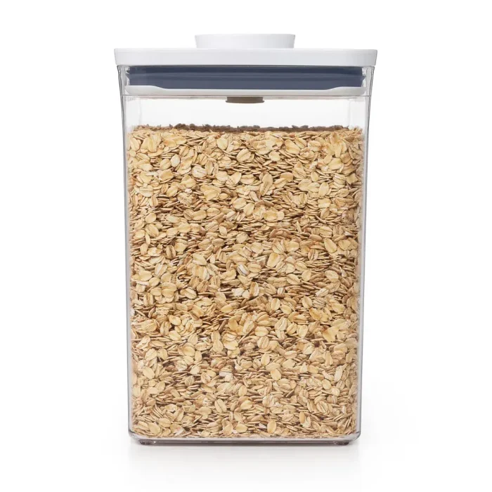 Pote Quadrado Hermético Em Acrílico Oxo Pop 4,2 Litros