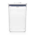 Pote Quadrado Hermético Em Acrílico Oxo Pop 4,2 Litros