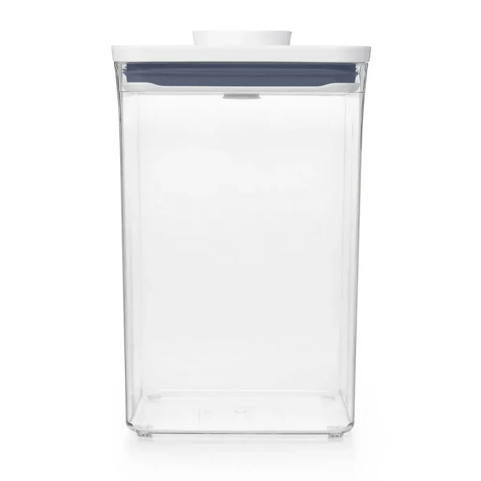Pote Quadrado Hermético Em Acrílico Oxo Pop 4,2 Litros