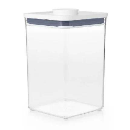Pote Quadrado Hermético Em Acrílico Oxo Pop 4,2 Litros