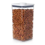 Pote Quadrado Hermético Em Acrílico Oxo Pop  5,7 Litros