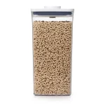Pote Quadrado Hermético Em Acrílico Oxo Pop  5,7 Litros