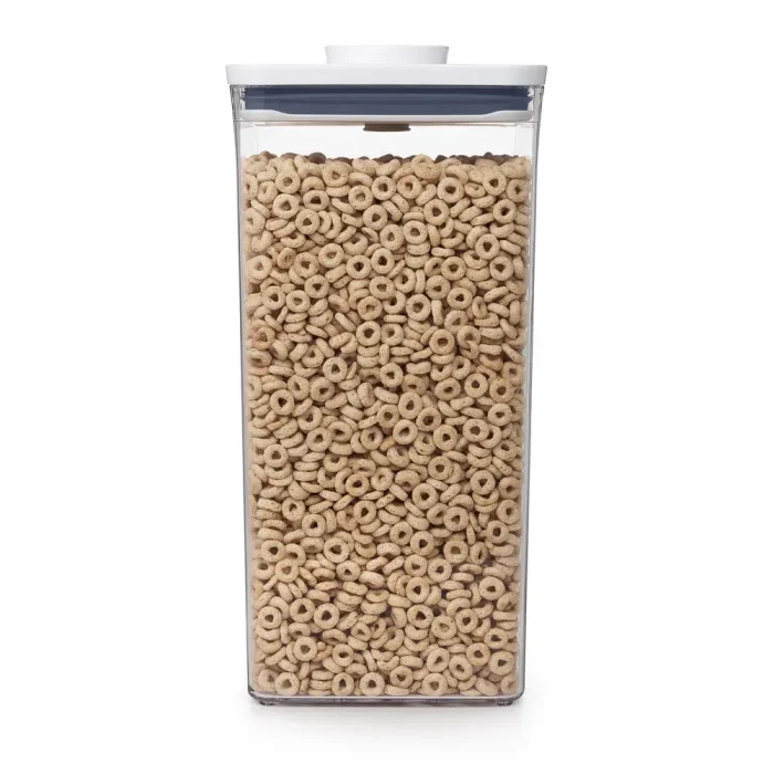 Pote Quadrado Hermético Em Acrílico Oxo Pop  5,7 Litros