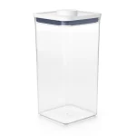Pote Quadrado Hermético Em Acrílico Oxo Pop  5,7 Litros