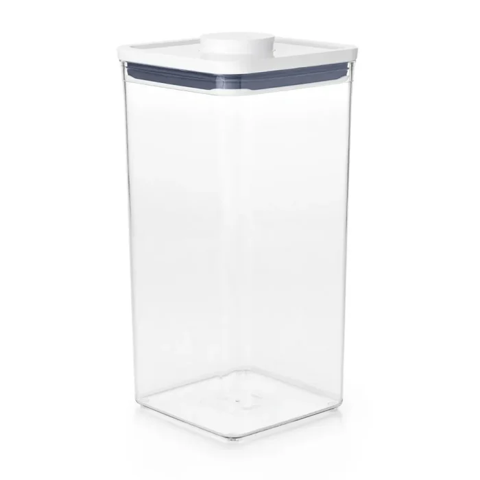 Pote Quadrado Hermético Em Acrílico Oxo Pop  5,7 Litros