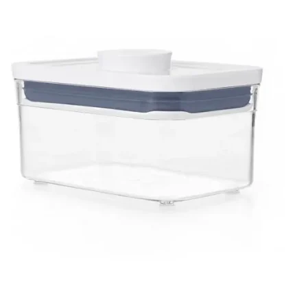 Pote Quadrado Hermético Em Acrílico Oxo Pop 600ml
