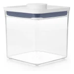 Pote Quadrado Médio Hermético Em Acrílico Oxo Pop 2.6 Litros