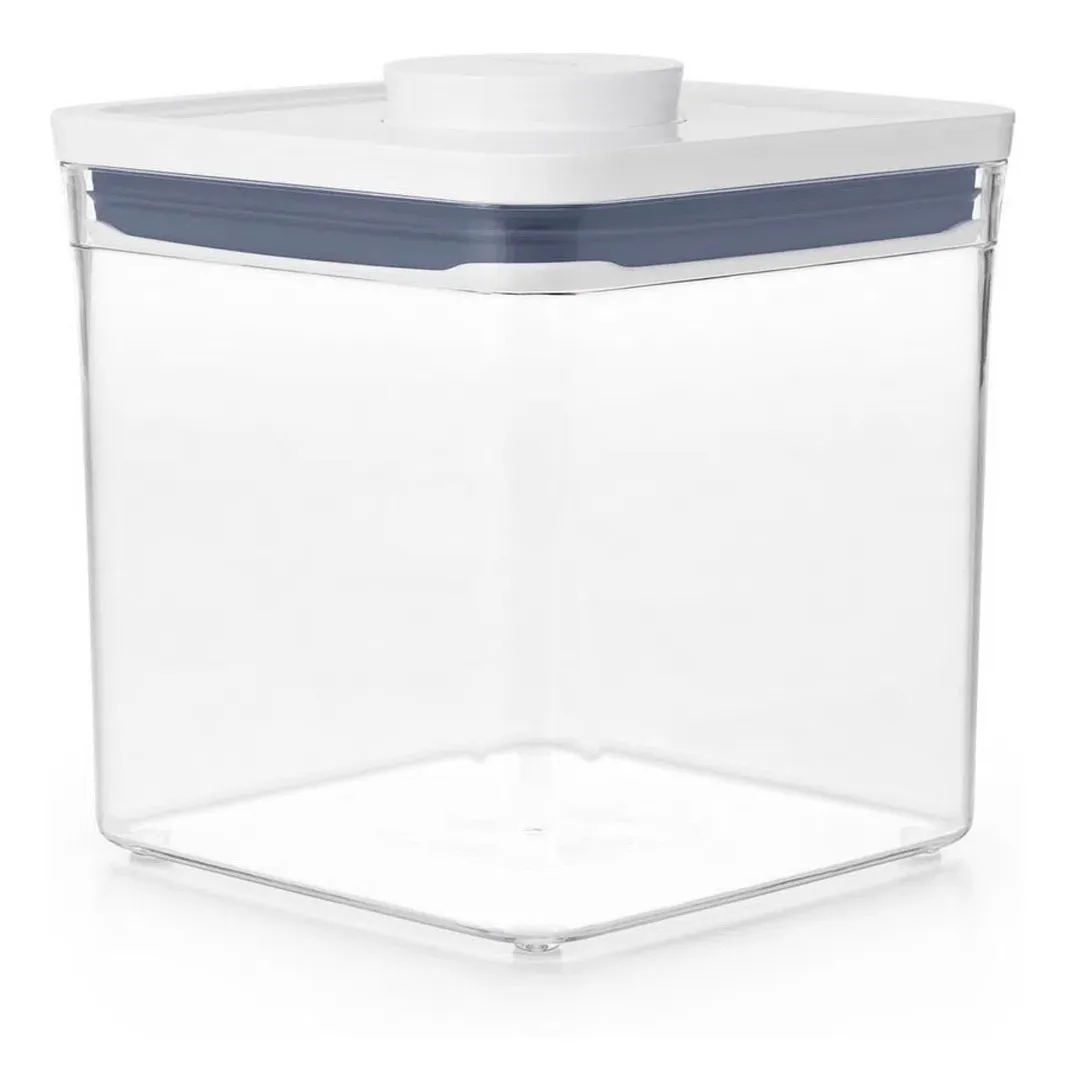 Pote Quadrado Médio Hermético Em Acrílico Oxo Pop 2.6 Litros Pote Quadrado Médio Hermético Em Acrílico Oxo Pop 2.6 Litros