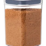 Pote Quadrado Pequeno Hermético Em Acrílico Oxo Pop 1 Litro