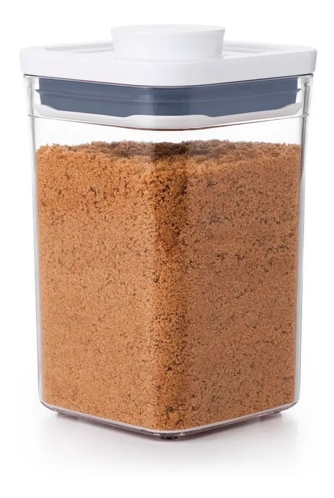 Pote Quadrado Pequeno Hermético Em Acrílico Oxo Pop 1 Litro Pote Quadrado Pequeno Hermético Em Acrílico Oxo Pop 1 Litro