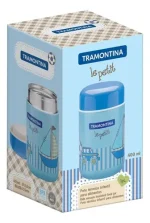 Pote Térmico Tramontina Le Petit  Aço Inox Azul 400 Ml