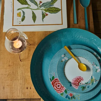 Prato de Jantar Azul Porcelana Blushing Birds Pip Studio