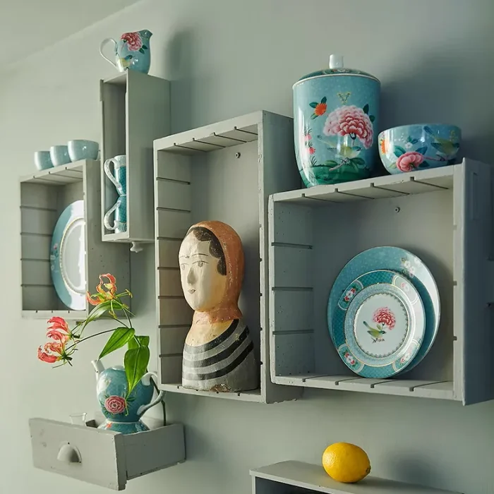 Prato de Jantar Azul Porcelana Blushing Birds Pip Studio
