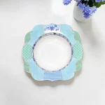 Prato de jantar Fundo Royal Colors Porcelana Filete De Ouro Pip Studio