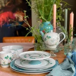 Prato de Jantar Porcelana Dots Branco Jolie Pip Studio