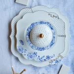 Prato de Jantar Porcelana Flowers Royal White Pip Studio