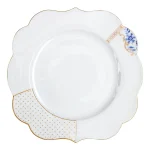 Prato de Jantar Porcelana Flowers Royal White Pip Studio