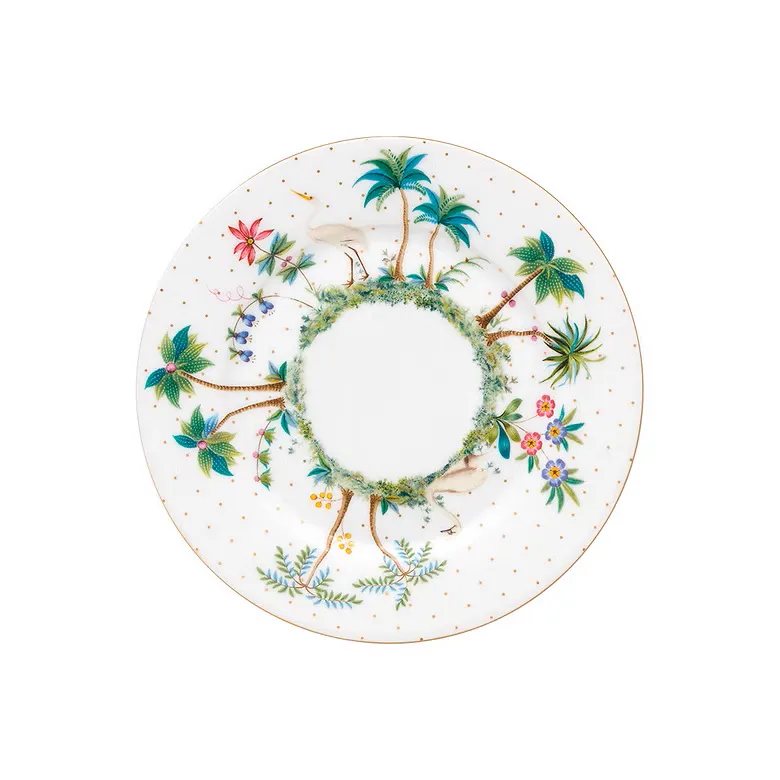 Prato de Pão Porcelana Dots Branco Jolie Pip Studio Prato de Pão Porcelana Dots Branco Jolie Pip Studio