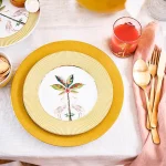 Prato de Sobremesa Porcelana Amarelo La Majorelle  Pip Studio