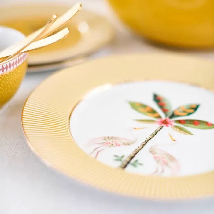 Prato de Sobremesa Porcelana Amarelo La Majorelle  Pip Studio