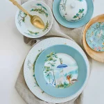 Prato de Sobremesa  Porcelana Azul Jolie Pip Studio
