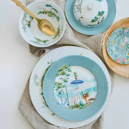 Prato de Sobremesa  Porcelana Azul Jolie Pip Studio