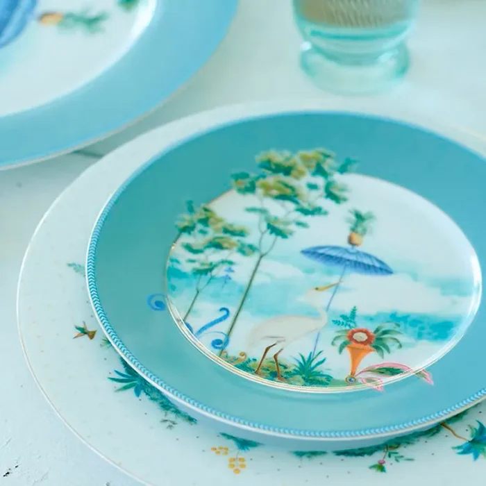 Prato de Sobremesa  Porcelana Azul Jolie Pip Studio