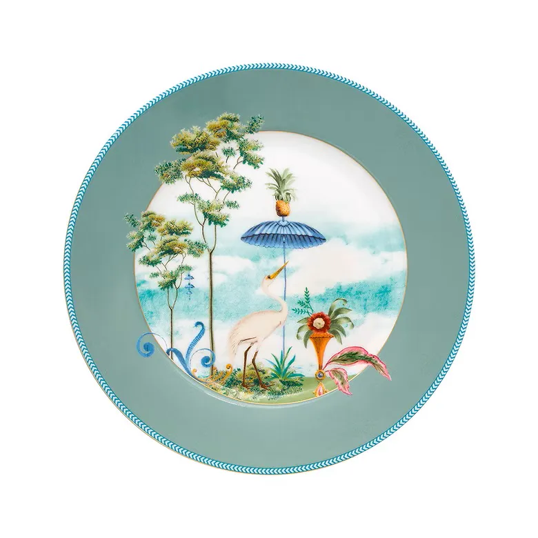 Prato de Sobremesa Porcelana Azul Jolie Pip Studio Prato de Sobremesa Porcelana Azul Jolie Pip Studio