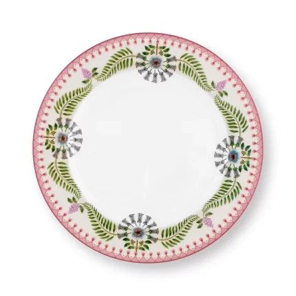 Prato de Sobremesa Porcelana Off White Lily&Lotus Pip Studio