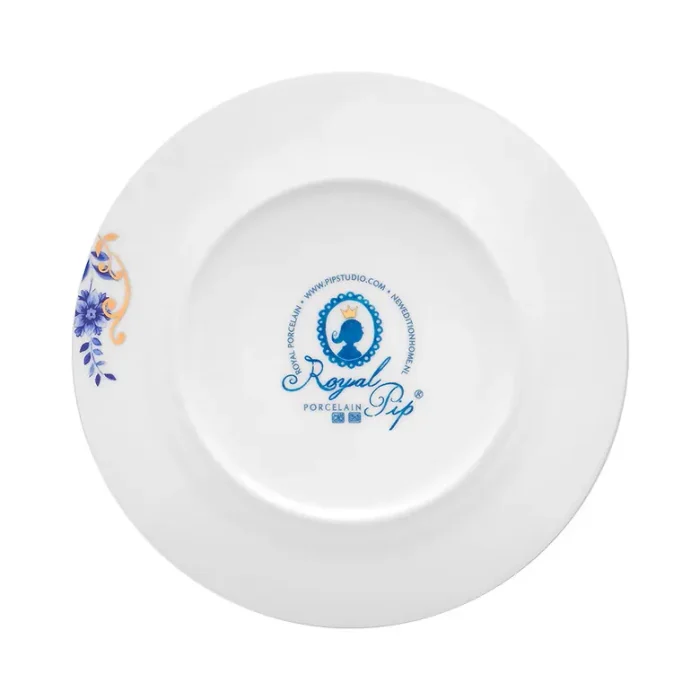 Prato de Sobremesa Porcelana Stripes Royal Pip Studio