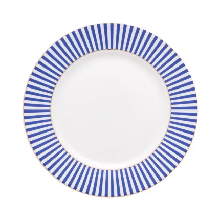 Prato de Sobremesa Porcelana Stripes Royal Pip Studio