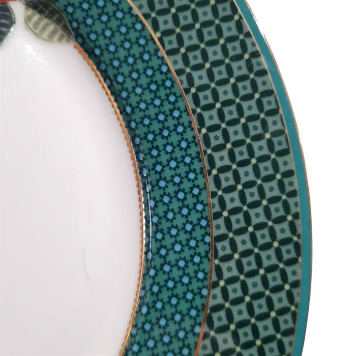Prato De Sobremesa Winter Wonderland Porcelana Filete De Ouro Pip Studio