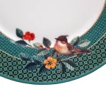Prato De Sobremesa Winter Wonderland Porcelana Filete De Ouro Pip Studio