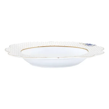 Prato de Sopa Porcelana Flowers Royal White Pip Studio