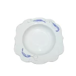 Prato Fundo Royal Yerseke Shrimp Porcelana Filete De Ouro Pip Studio