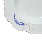 Prato Fundo Royal Yerseke Shrimp Porcelana Filete De Ouro Pip Studio