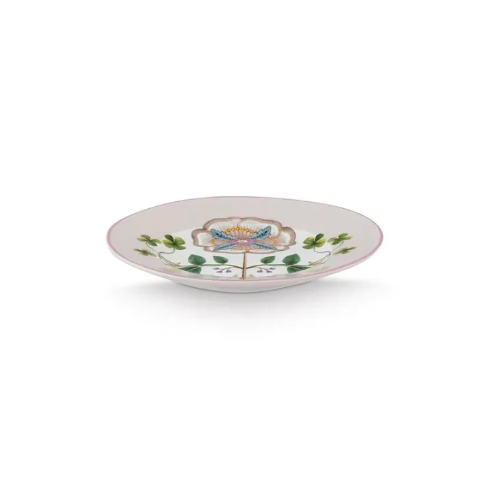 Prato Petit Four Porcelana Lily&Lotus Off White Lily&Lotus Pip Studio