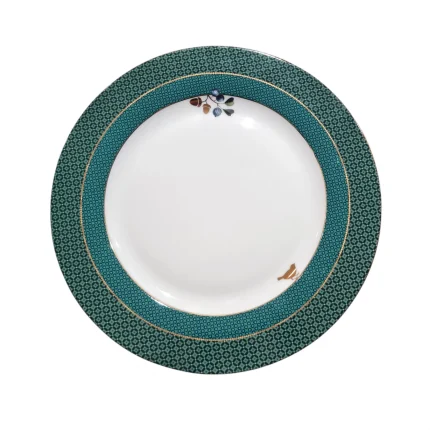 Prato Raso Winter Wonderland Porcelana Filete De Ouro Pip Studio