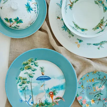 Prato Sousplat Porcelana Azul Jolie Pip Studio